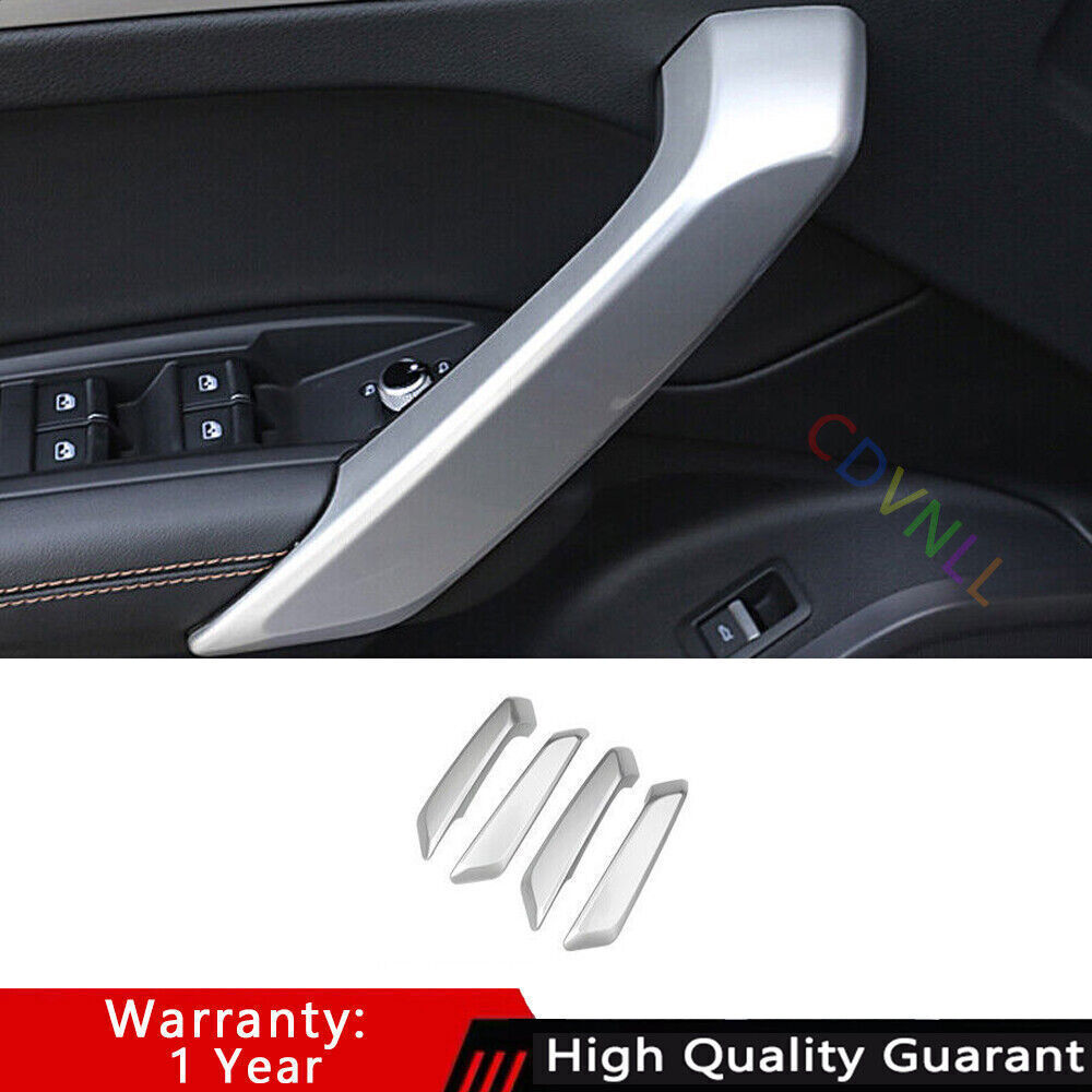 Fit for Audi Q5 2018-24 ABS Matte Silver Interior Door Armrest Strip Cover Trim