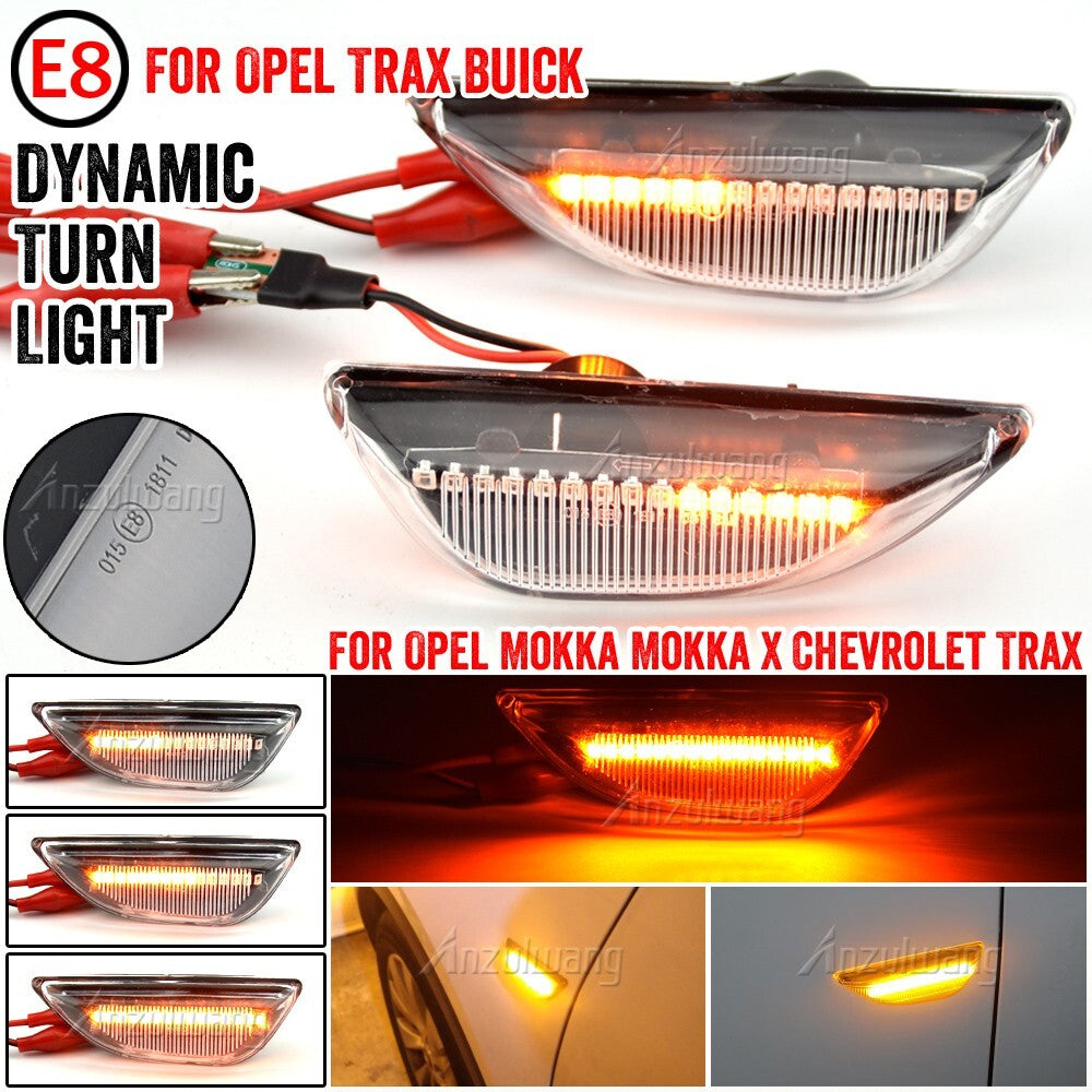 Dynamic Side Marker Turn Light for Opel Mokka X for Chevrolet Trax for Buick Encore