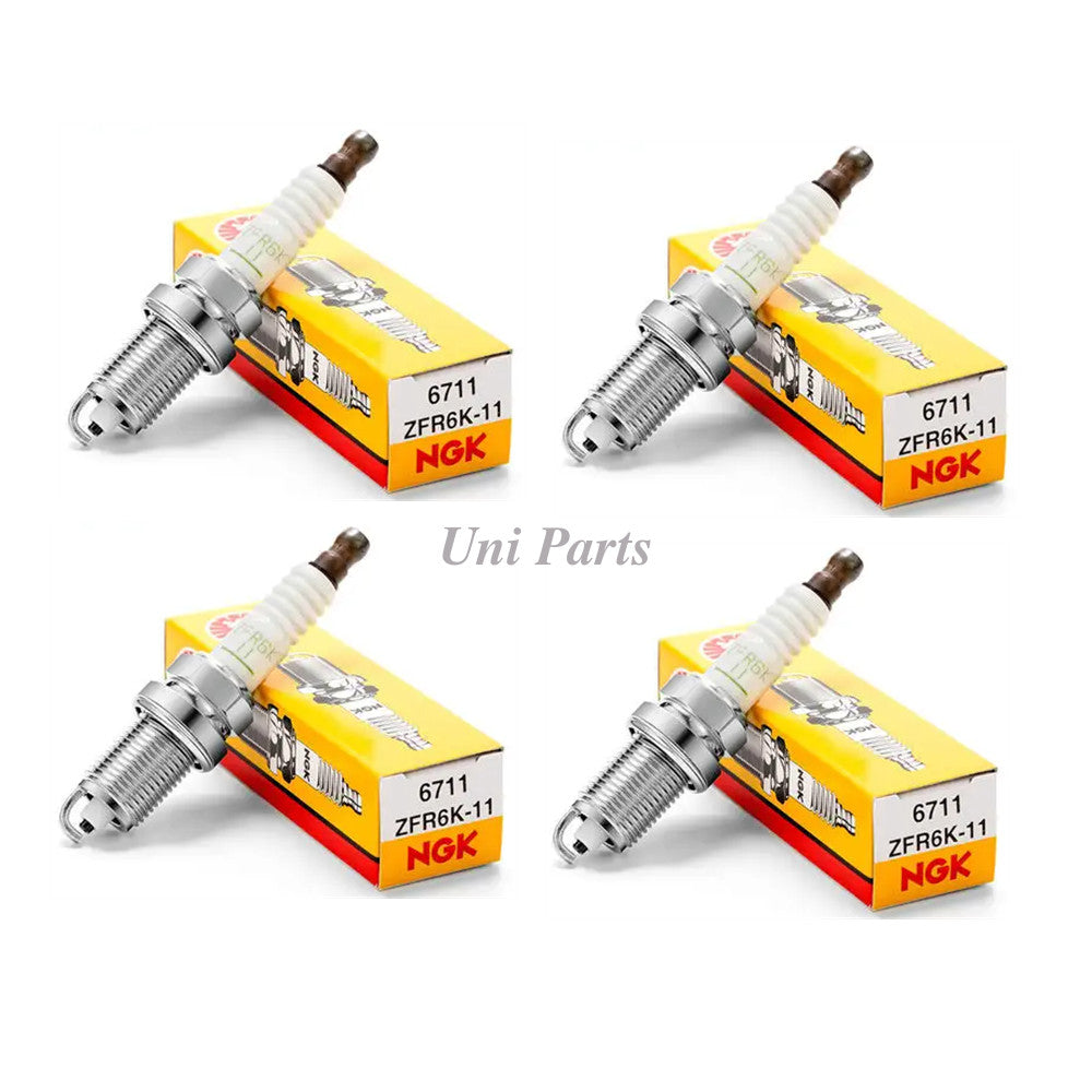 for Honda Accord for Civic for Acura 9807B561BW 4 pcs Laser Iridium Spark Plugs