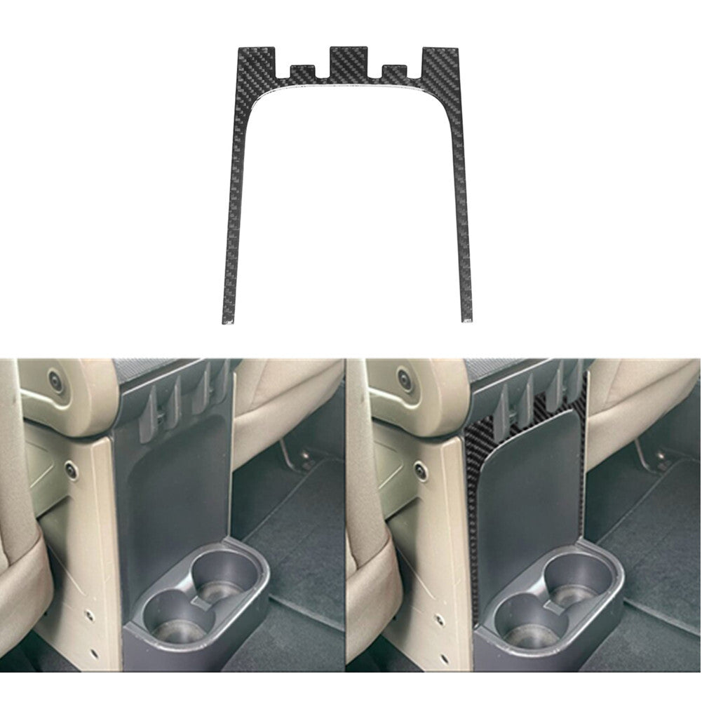 Carbon Fiber Rear Center Cup Holder Trim for Jeep for Wrangler 2007-10