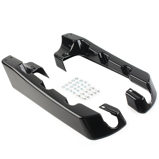 4 Hard Stretched Saddlebag Extension Fit for Harley Touring Road King 14-22 15