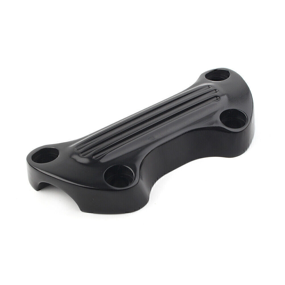 for Harley Sportster Softail Dyna 1 Handlebar Riser Top Clamp Cover Black UK