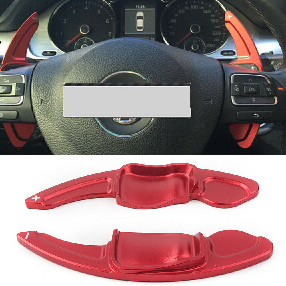 Red Steering Wheel DSG Paddle Extension Shift for VW for Golf for Jetta R MK5 MK6