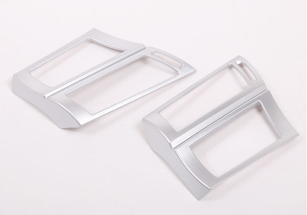 Silver ABS Side Air Vent Outlet Panel Cover Trim for BMW X5 E70 X6 E71 2008-2013