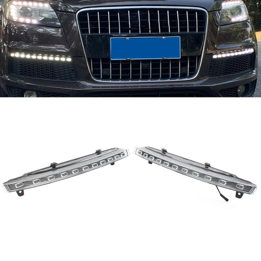 Daytime Running Light for Audi Q7 2010-2013-2015 DRL Turn Signal Fog Lamp LED