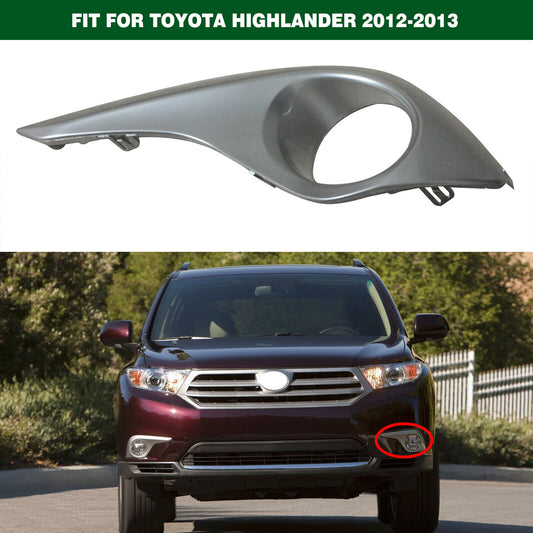 1pcs Driver Left Side Fog Light Lamp Bezel Cover for Toyota Highlander 2011-2013