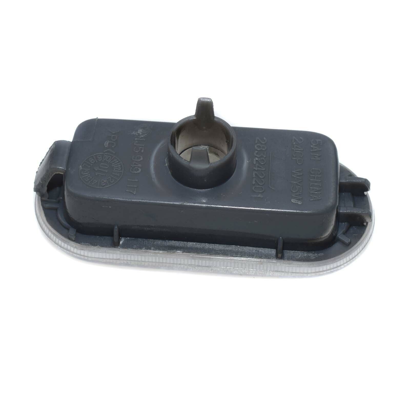 FOR 1999-2004 for VW for GOLF for JETTA CLEAR LENS SIDE MARKER LAMP HOUSING CAP 1J0949117 1x