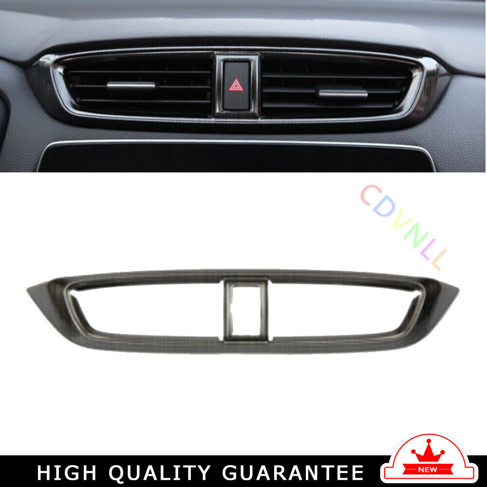 Middle Air Outlet Vent Cover Trim 1X for Honda CRV CR-V 2017-2022 Black Titanium