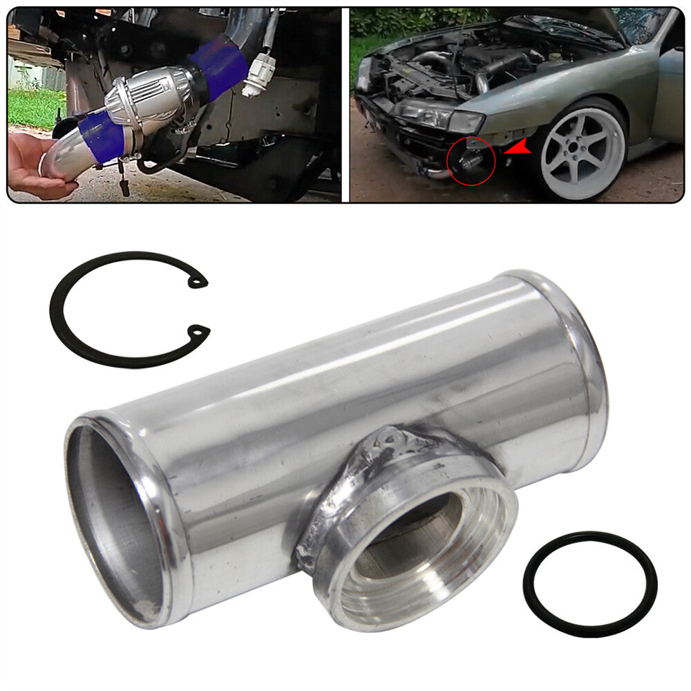 2.5 63mm SSQV SQV Blow Off Valve Adapter BOV Turbo Intercooler Aluminum Pipe