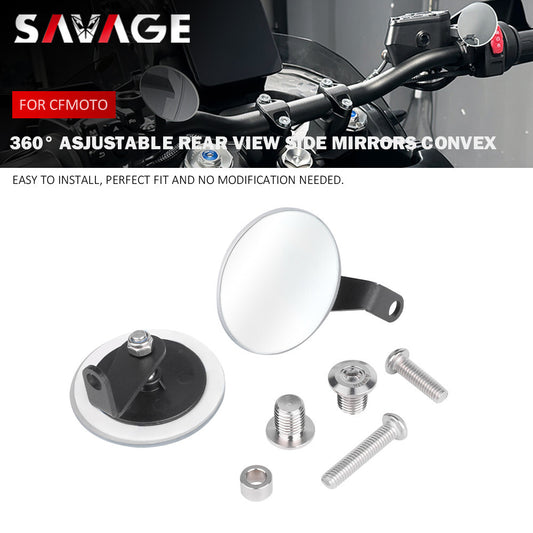 360¡ã Asjustable Rear View Side Mirrors Convex for CFMOTO 800MT 800 MT X