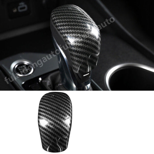 for Nissan Altima 2019-2022 ABS Carbon Fiber Gear Shift Shifter Knob Cover Trim