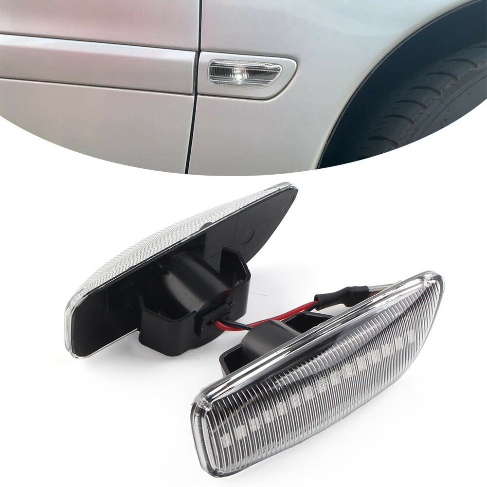 Dynamic LED Side Marker Blinker Signal Light Fit for Volvo S60 S80 MK1 MK2 XC70 XC90