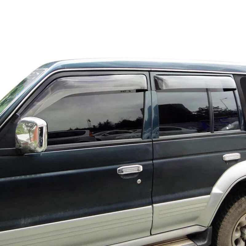 for Mitsubishi Pajero V31 V32 V33 Window Visor Sun Rain Wind Guard Deflector 4x
