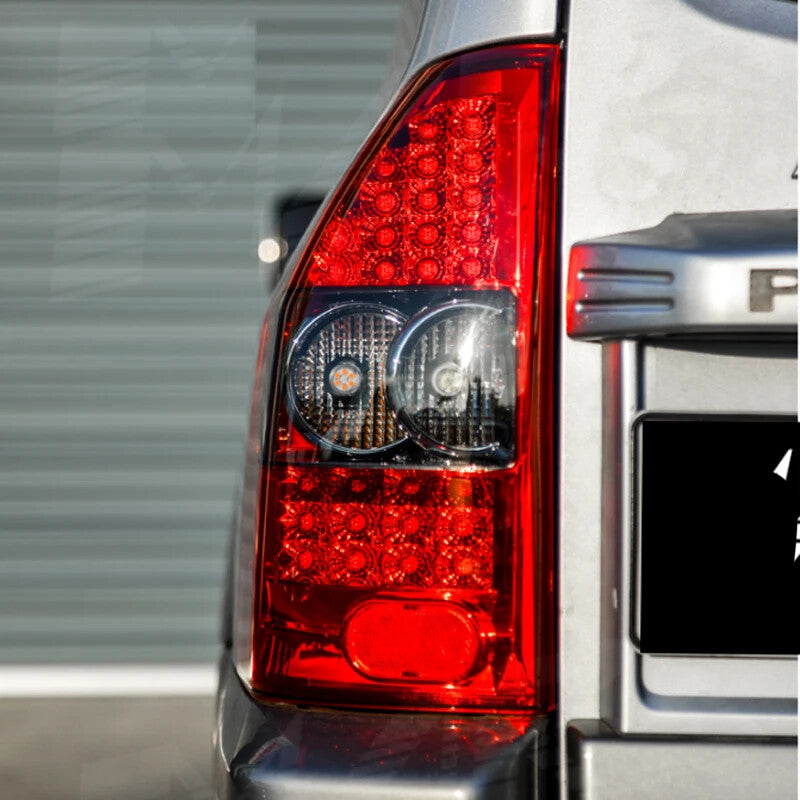 Two LED taillights in red for Mitsubishi Pajero Montero V73/V77 (1999-2006)