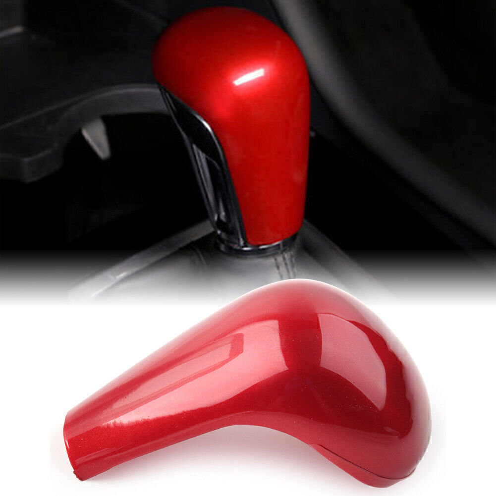 Console Gear Shift Knob Cover Trim for Mazda 3 Axela 2020 2021 Red Car