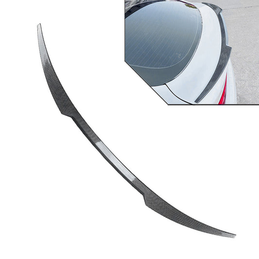 Car Rear Trunk Roof Spoiler Wing for BMW X6 F16 X6M 2014-2019 Carbon Fiber Black
