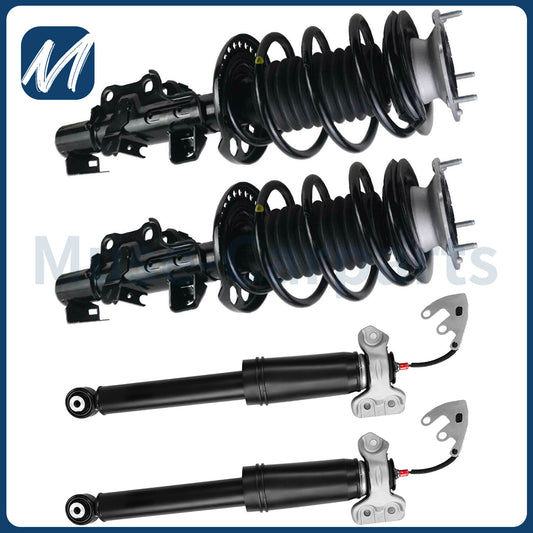 A pair of rear shock absorber struts with electronic bonding. for Lincoln MKX Nautilus F2GZ18125G