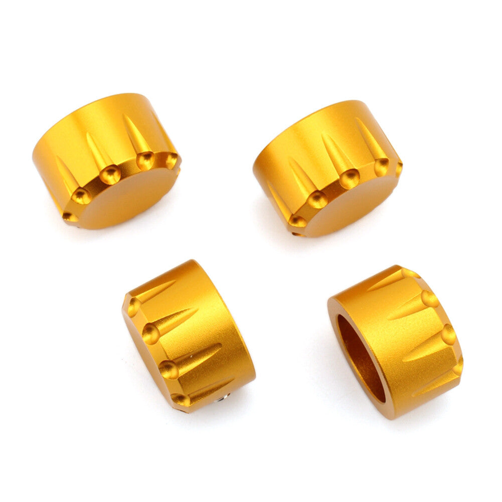 4¢ªBillet Machined Head Bolt Mutter Abdeckkappe f¨¹r T120 Thruxton Street Cup Gold