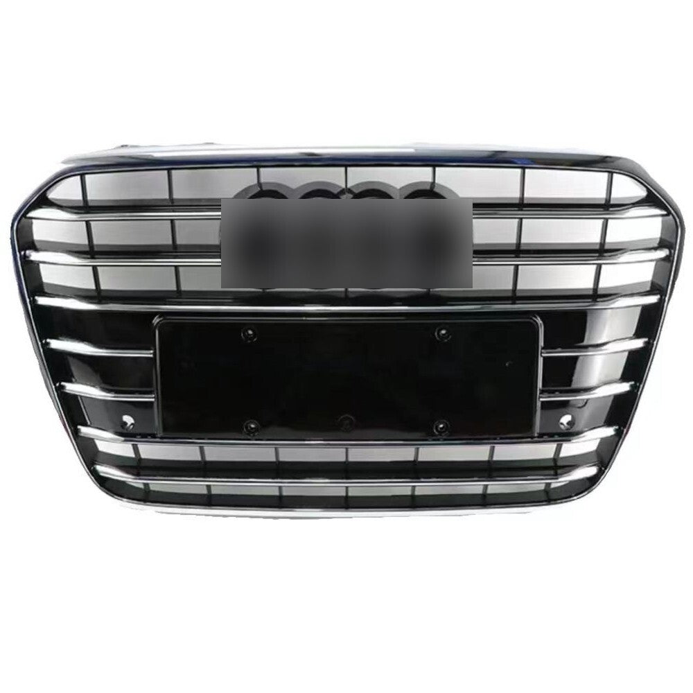 Front Grille Bumper Mesh Grill Fit for Audi A6 C7 2012 13 2014 2015 New Silver