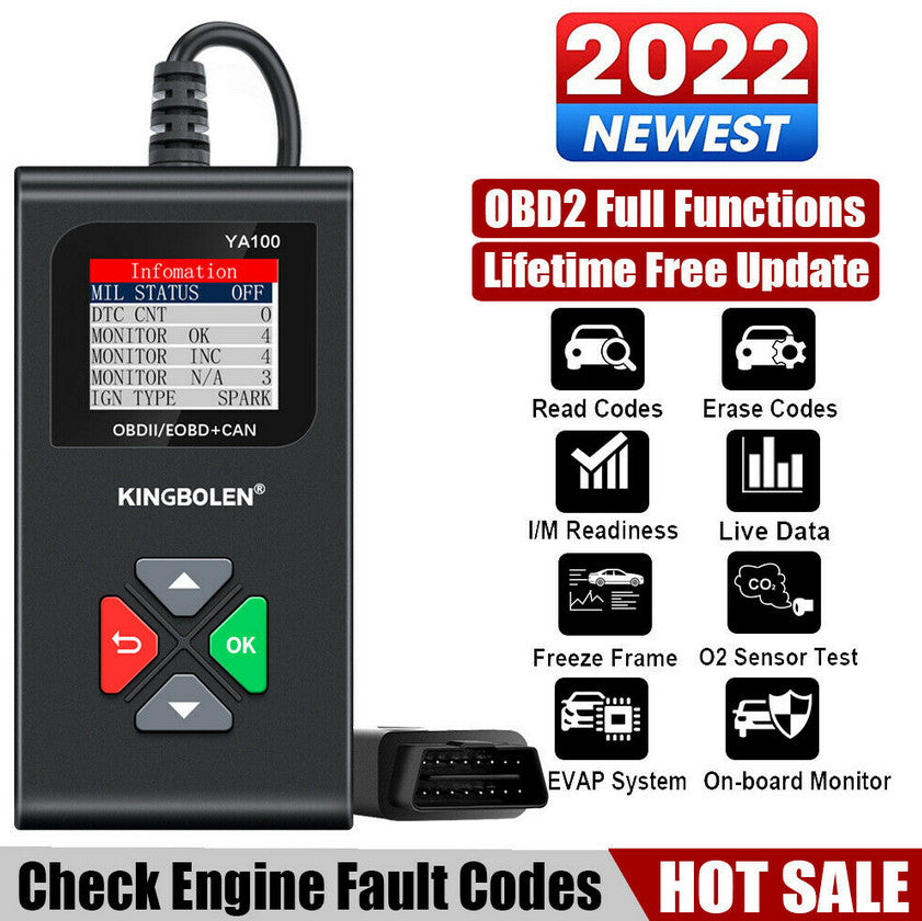 YA100 Diagnostic Tool OBD2 Scanner Code Reader Engine Fault Diagnosis Applicable to for Citro?n and for Volvo