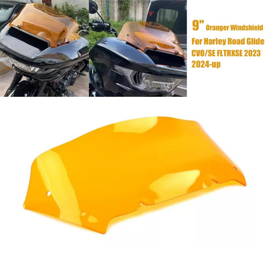 9Orange Windshield Windscreen Deflector for Harley Road Glide FLTRX 2024 -later