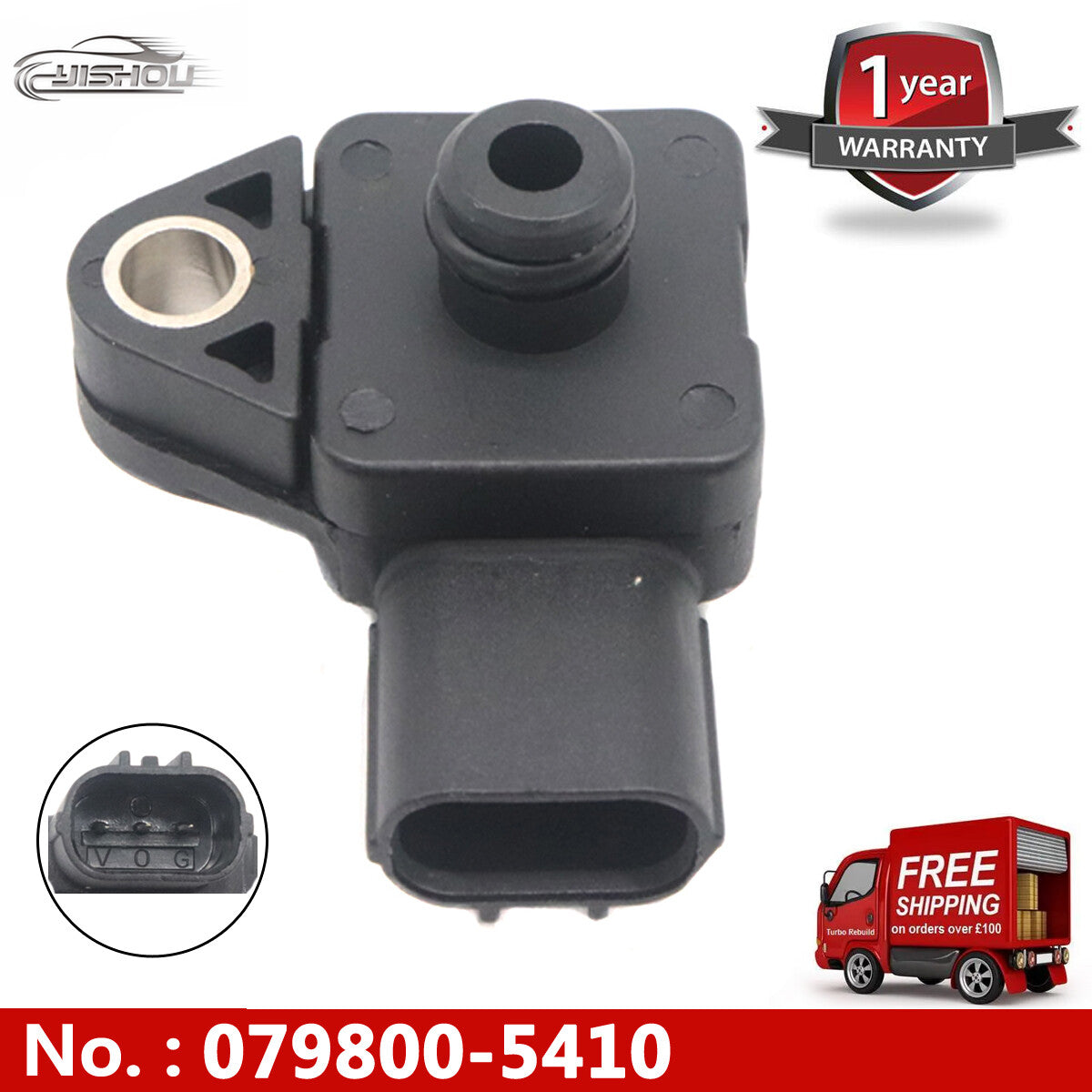 37830-PGK-A01 079800-5410 Map sensor suitable for Honda Accord, for Civic , for Acura RSX, for Saturn