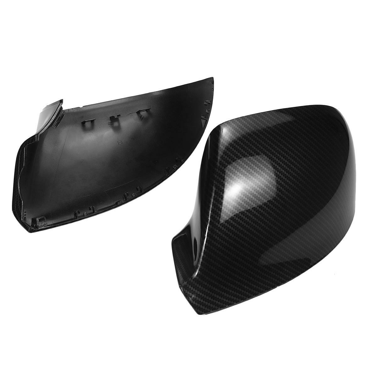 Pair Wing Door Mirror Cover Cap for VW Transporter T5 T5.1 2010-2015 T6 2016-19