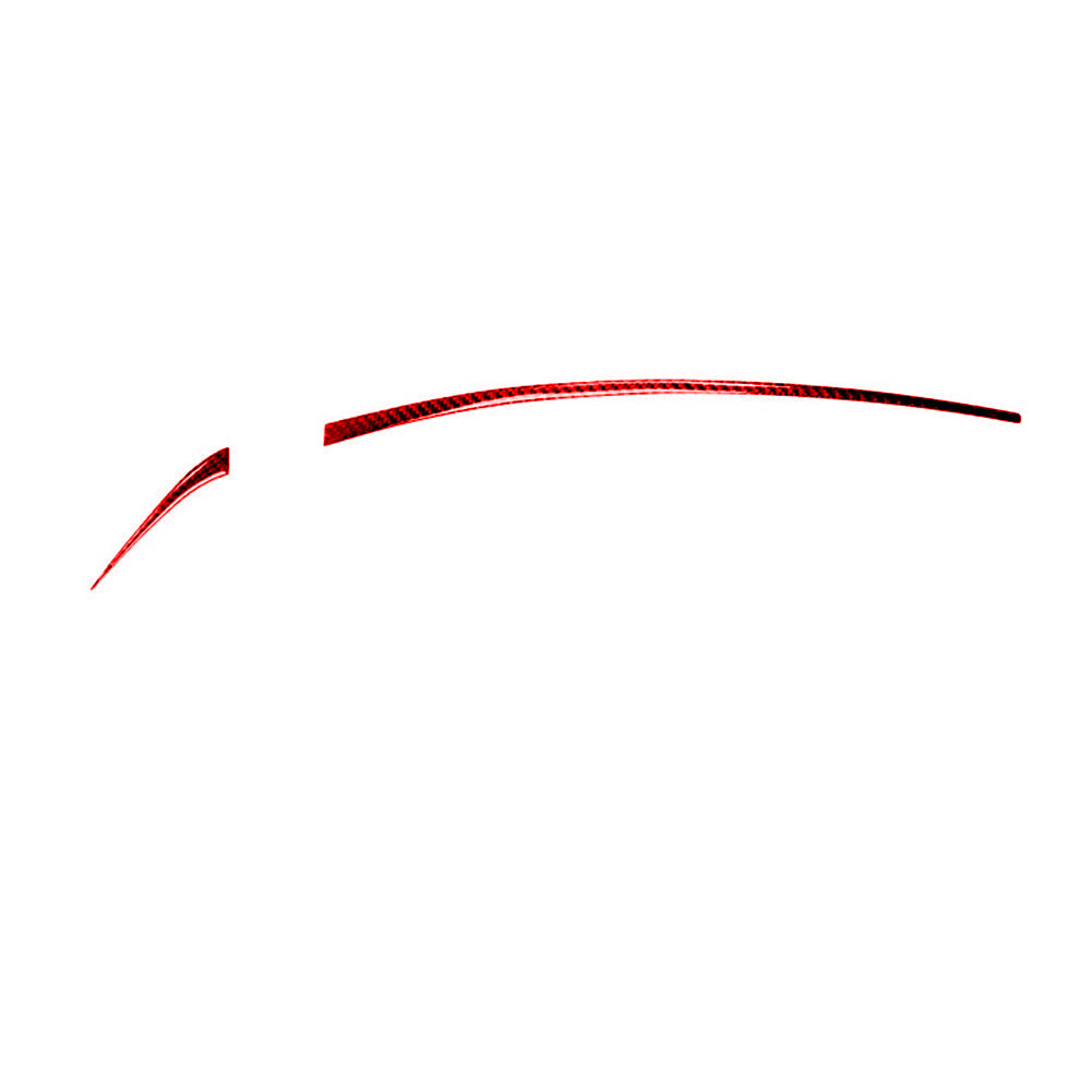 Red Carbon Fiber Dashboard Decoration Cover Trim for Honda CRV CR-V 2012-2016