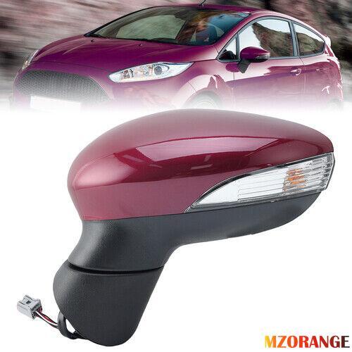 F¨¹r for Ford Fiesta MK7 2013-2017 Links Au?enspiegel Beheizbar Manuell Spiegelglas