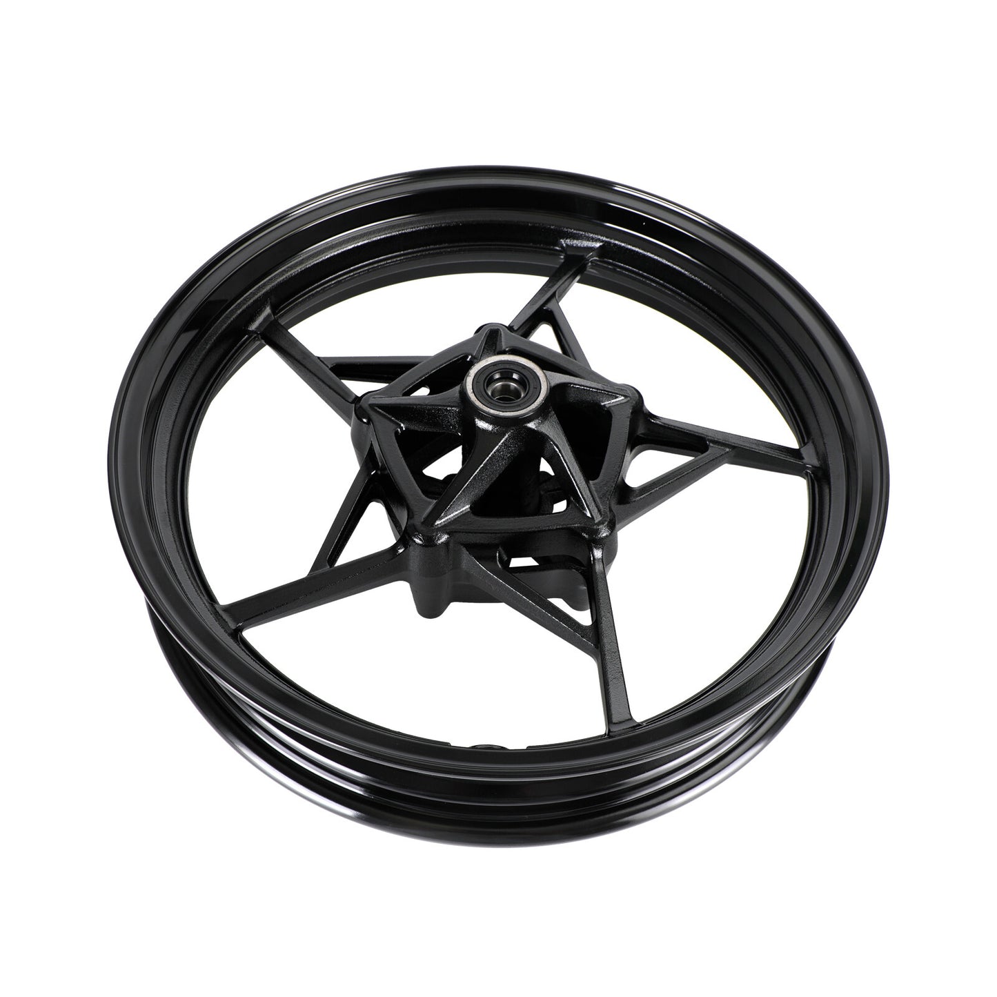 Glossy Black Front Wheel Rim Replace for Kawasaki 2018-2023 Z400 EX400 400