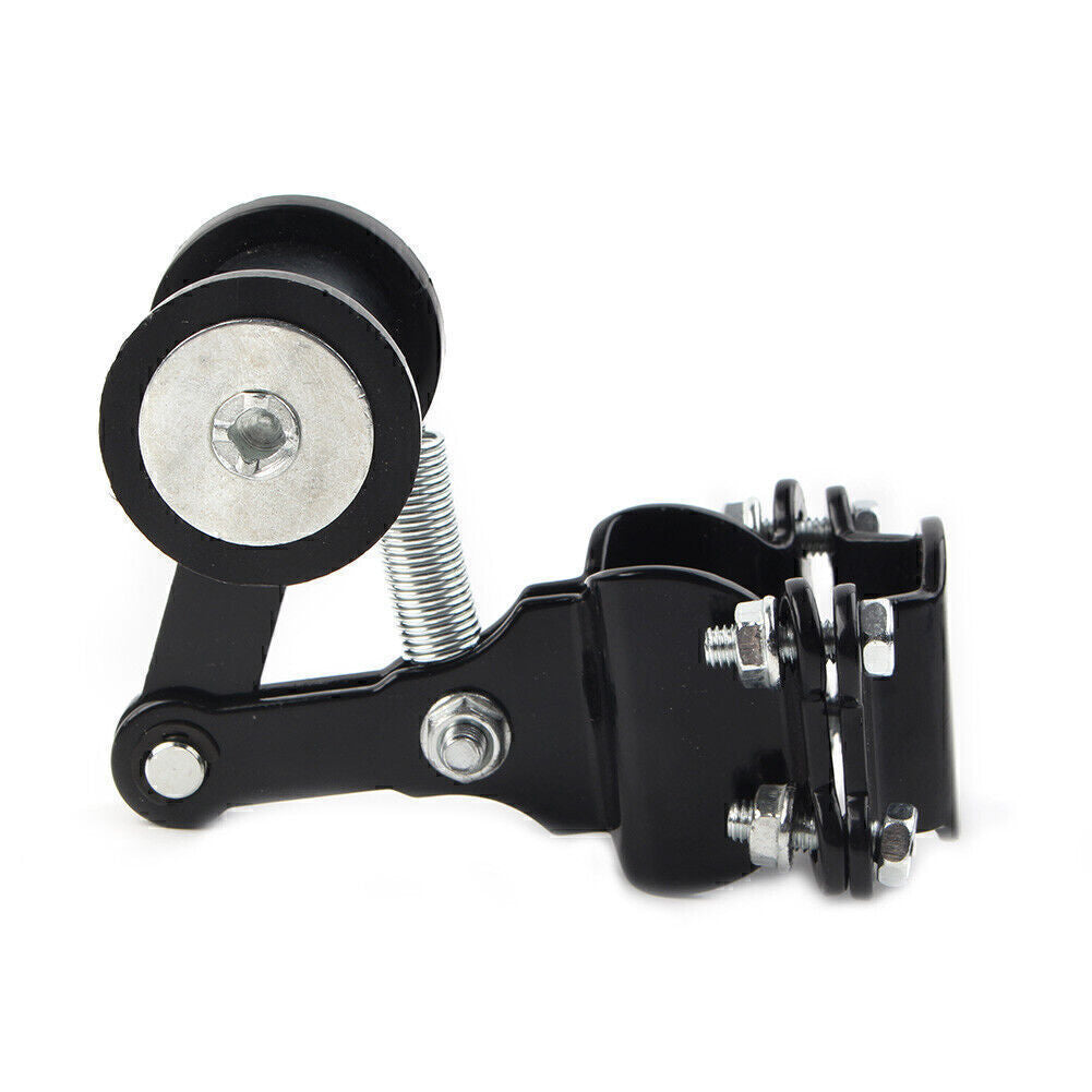 For Dirt Bike ATV Motorcycle Bolt On Chain Tensioner Roller Motocross Black