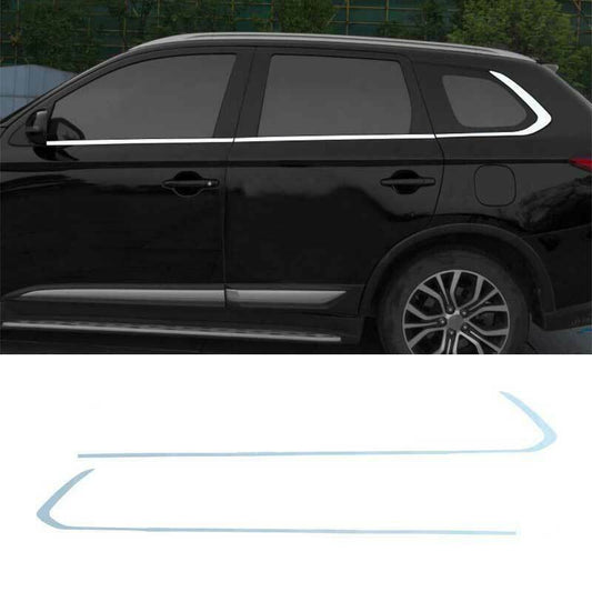 for Mitsubishi Outlander 2013-20 Chrome Window Bottom Sill Molding Strip Trim 6x