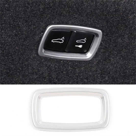 for Porsche Taycan 2019-2022 Inner Tailgate Switch Buttton Ring Cover ABS Silver