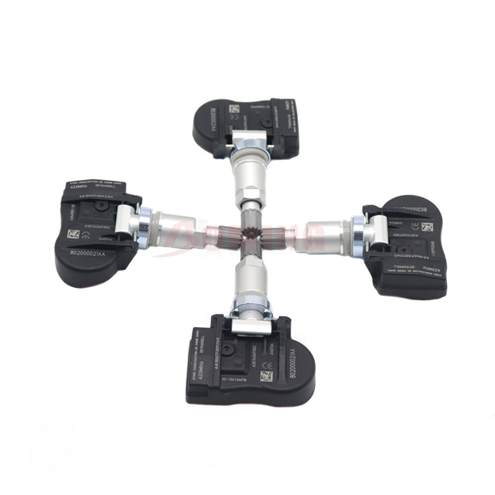 4-pack 802000021AA tire pressure sensors suitable for Chery Arrizo 5, 7, Tiggo 3, 3X, 3xe 5 TPMS