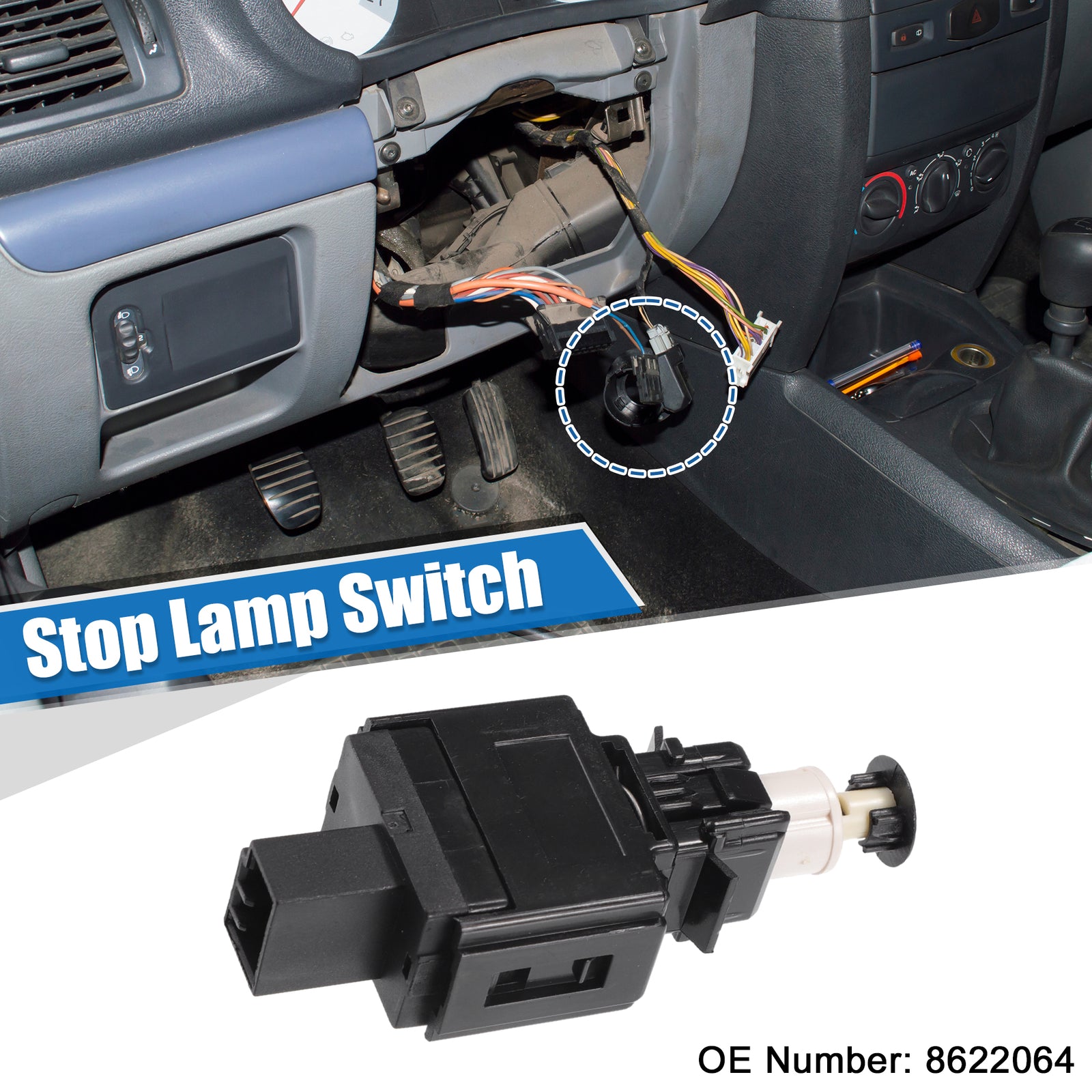 Car brake light switch/stop light switch for Volvo S60 2001-2009 No. 8622064