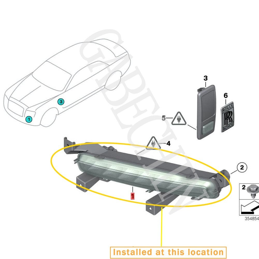 for Rolls-Royce Wraith Turn Signal Indicator? : 63127413802 (6 plugs)