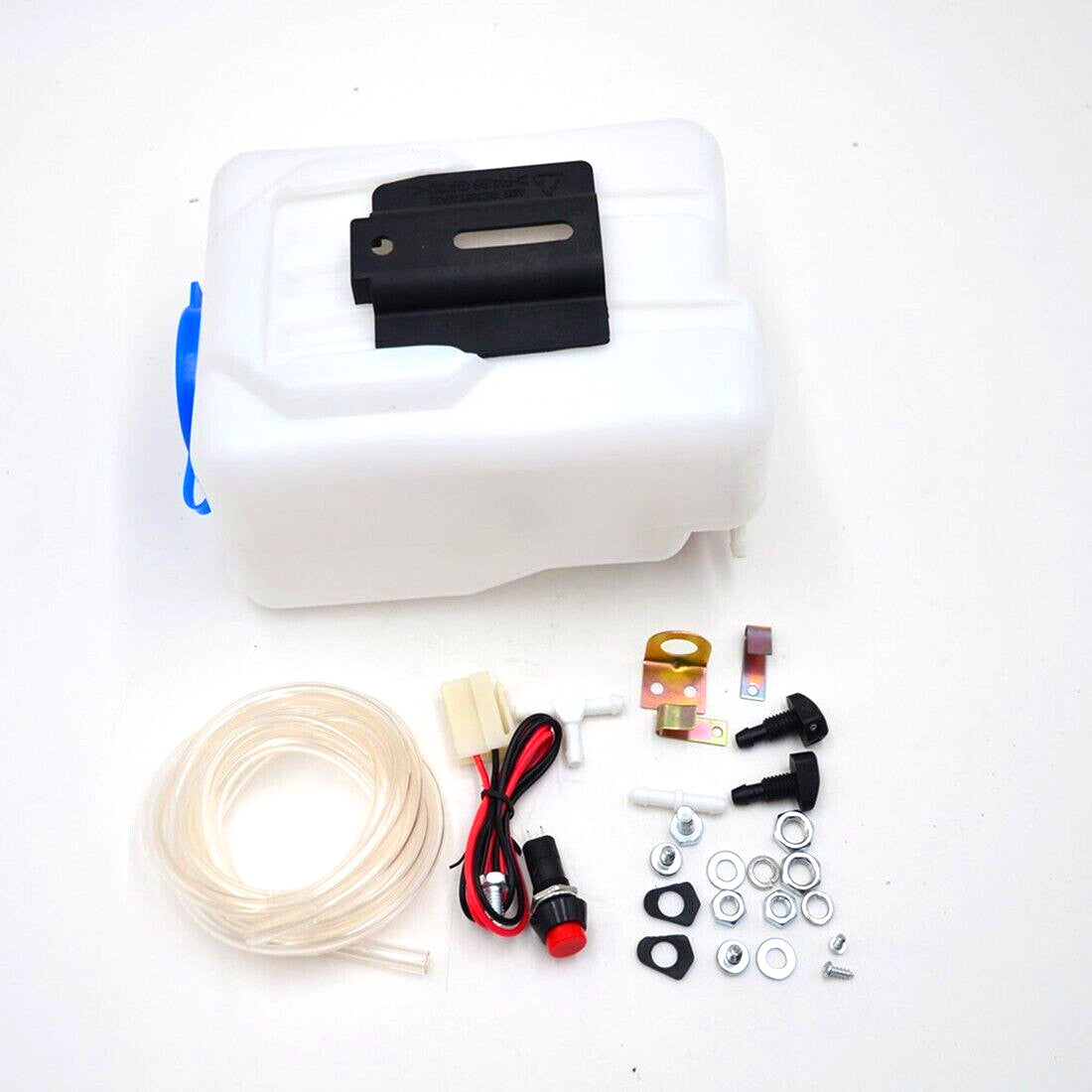 NEW Universal 12V Windshield Washer Bottle Tank Pump Wiper System Reservoir Kit