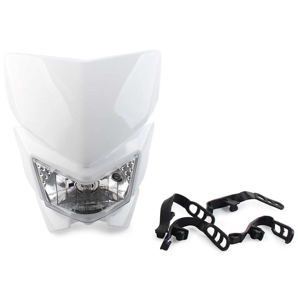 Front Headlight Head Lamp12v 35w Mx Enduro Dirt Trail Bike 250cc Motor White ne