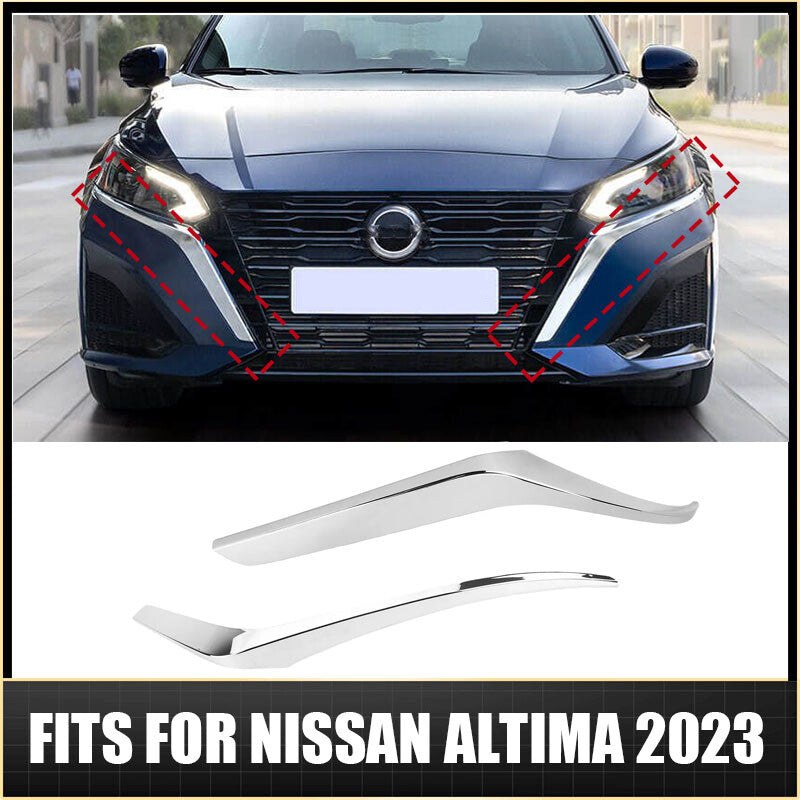 Left  Right Chrome Grille Trim Set For 2023 for Nissan Altima 620759HF0A 620749HF0A