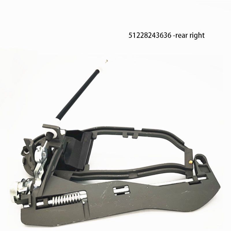 2Pcs Outside Door Handle Rear Exterior Carrier for 2000-2006 for BMW E53 X5