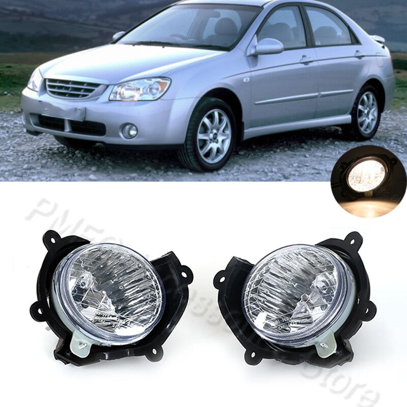 1 Pair Fog Light Fog Lamp Front Bumper Turn Signal Lamp for Kia Cerato 2005 2006
