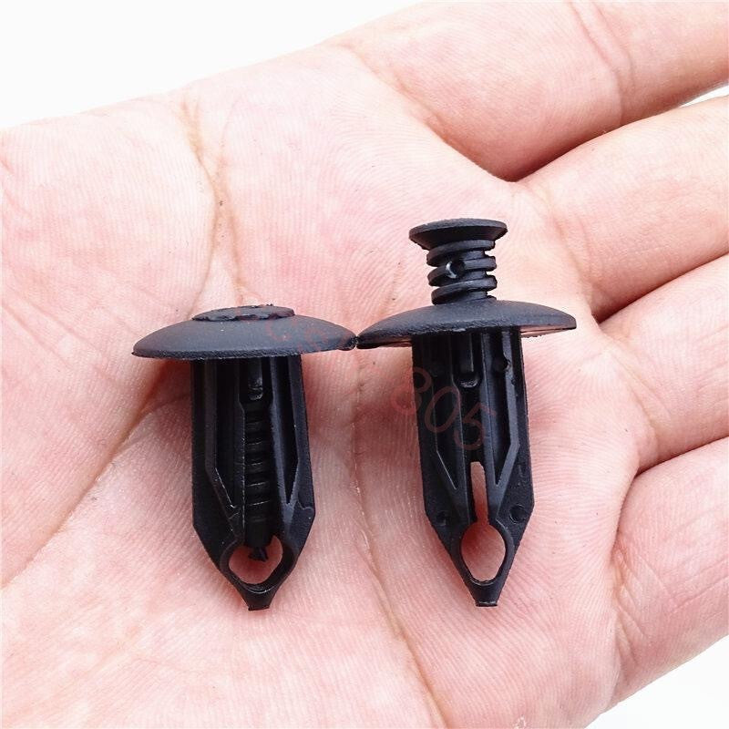 10 Pcs Car Front Bumper Plate Shield Cover Retainer Clips For Car Universal