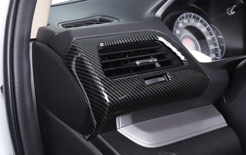 LR AC Air Outlet Vent Cover Trim for Honda CRV CR-V 2012-2016 Carbon Fiber 2PCS