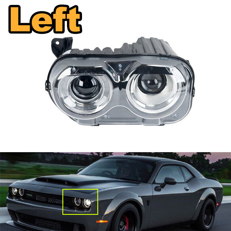 Left Front Headlight lamp Driver Side for Dodge for Challenger 2015-2021