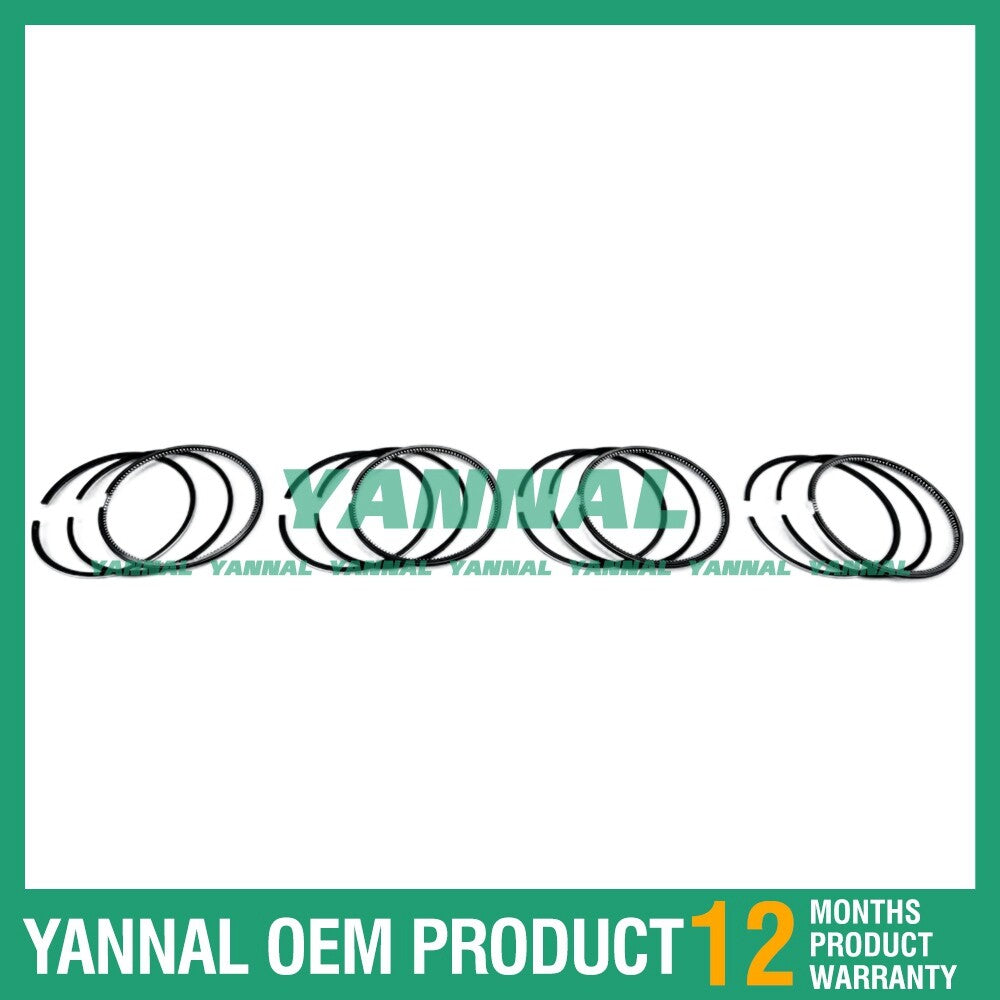 4 new W04D Piston Ring Kit STD for Hino Diesel Engines