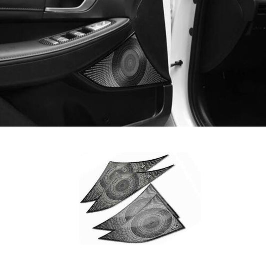 for Hyundai Sonata 2020-2023 Black Car Inner Door Speaker Horn Frame Cover Trim