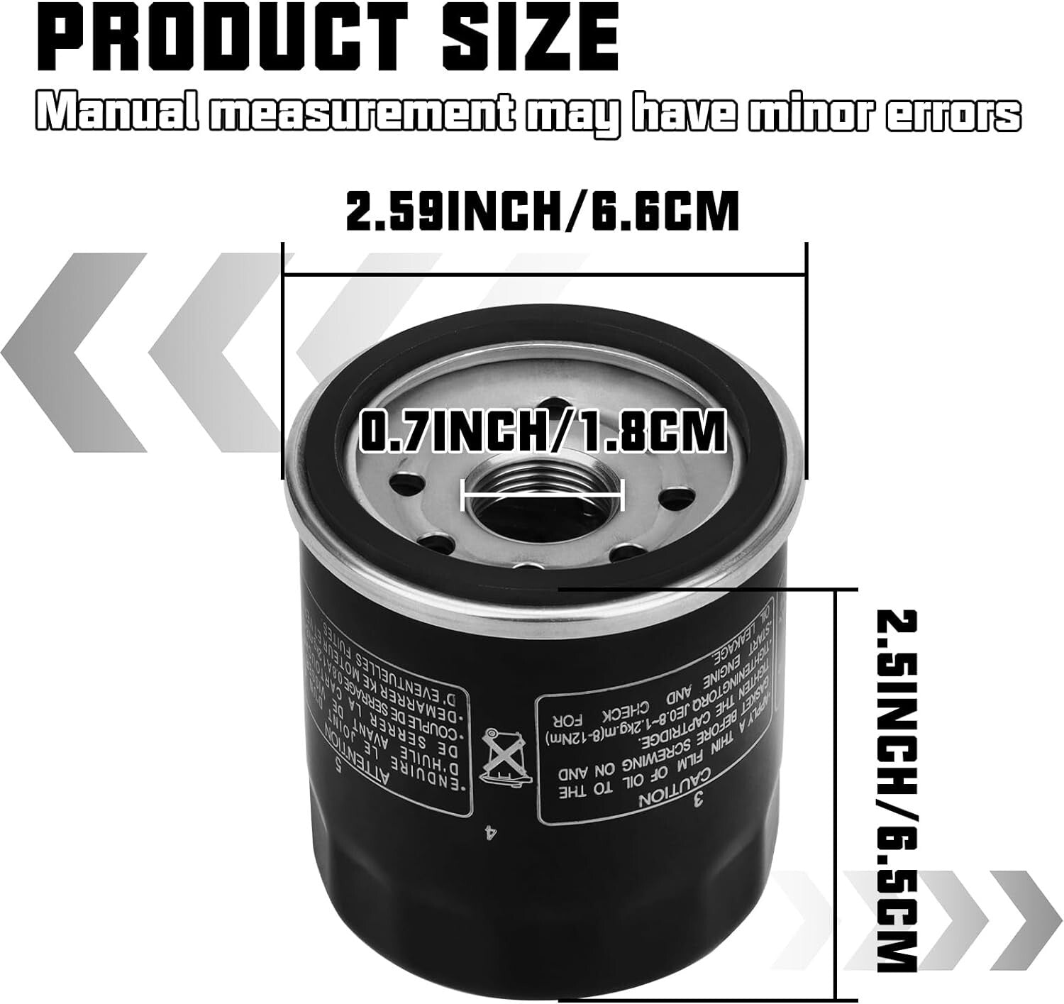 Oil Filter for Yamaha Grizzly 400 450 550 660 700 YFM350 Grizzly 350 auto 2x4