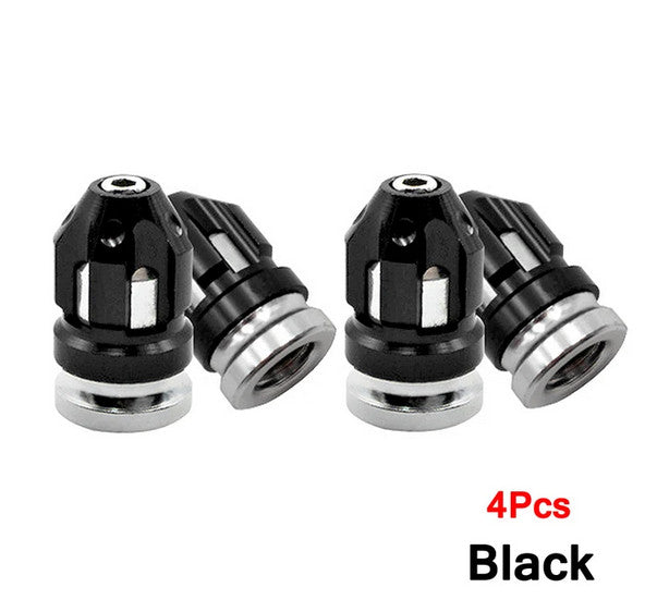 4-Piece Car Tire Valve Cover Stem Air Dust Cover Dice Red for Jeep for Mini