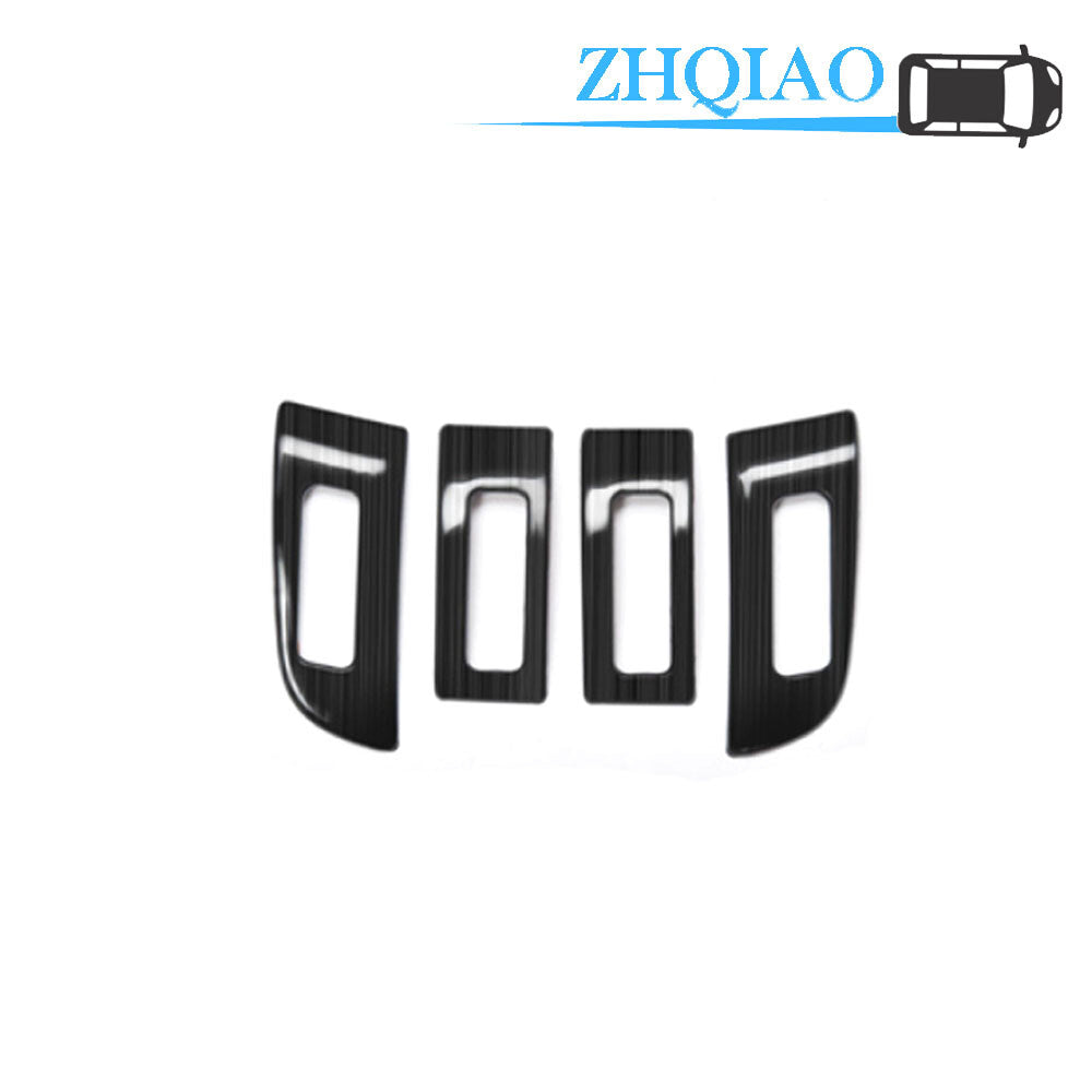 Black Interior Air Conditioner Outlet Patch Cover Trim Fits for Toyota RAV4 2020