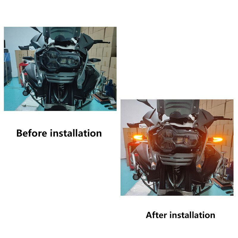 Motorcycle LED Turn Signal Lights Lamp for BMW R1200GS R1250GS F750GS F850GS ADV